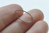 50 pcs Platinum Seamless Oval Rings 8x16mm A8920