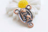 Antique Bronze Lady Mary Catholic Charms Set of 10 A3024