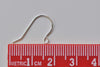 4 pcs (2 Pairs) 925 Sterling Silver Simple Earring Hook Earwires 24G