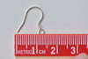 4 pcs (2 Pairs) 925 Sterling Silver Coiled Earring Hook Earwire