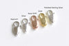 4 pcs 925 Sterling Silver Rectangle Lobster Claw Clasps 8mm