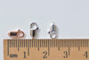 4 pcs 925 Sterling Silver Rectangle Lobster Claw Clasps 8mm