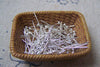 200 pcs Silver Ball End Headpin - 24G - 15mm A4957