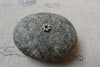 200 pcs Antique Silver Daisy Spacer Beads 5mm A6652