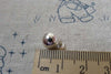 50 pcs Silver Plastic Ball Charms 8mm A6688