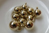 20 pcs Gold Plastic Ball Charms 12mm A6684