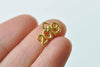 30 pcs Shiny Gold New Year 2018 2019 2020 Number Charms