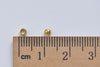 200 pcs of Gold Tone Brass Crimp Beads 3mm A4143