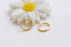 500 pcs Gold Plated Steel Open Jump Rings 6mm 22gauge A5455