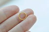 200 pcs Gold Tone Steel Open Jump Rings Size 10mm 18gauge A7062