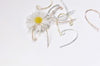 4 pcs (2 Pairs) 925 Sterling Silver Textured Earring Hook Earwires Findings