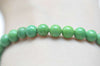 One Strand Natural Green Turquoise Round Howlite Stone Beads 4mm-12mm