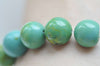 One Strand Natural Green Turquoise Round Howlite Stone Beads 4mm-12mm