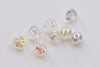 8 pcs 925 Sterling Silver Heart/Round Silicon Covered Butterfly Earring Backs