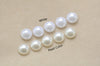 Resin Pearl White Round Flat Back Half Cabochon Wedding Deco Embellishments