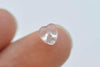 8 pcs 925 Sterling Silver Heart/Round Silicon Covered Butterfly Earring Backs