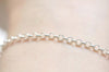 Polished 925 Sterling Silver Rolo Necklace Chain