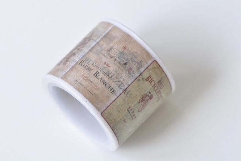 Retro Poker Card Washi Tape 30mm x 5M A13214