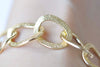 6.6 ft (2m) Light Gold Aluminium Chunky Textured Curb Chain 15x20mm