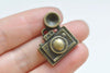 10 pcs Bronze/Silver Flashlight Camera Charms Pendants