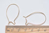 50 pcs Brass Kidney Earwire 32mm