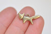 Antique Bronze/Silver/Gold/Rose Gold Fox Charms Set of 30