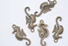 10 pcs Little Seahorse Charms Pendants 12x29mm