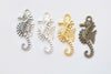 10 pcs Little Seahorse Charms Pendants 12x29mm