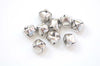 10 pcs Cross Platinum Pet Jingle Bells Charms 10mm 20mm 35mm