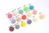 Fancy Resin Round Flower Cameo Cabochon 15mm