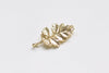 Back Loop Tree Pendants Raw Brass/Gold/Silver/24K Gold Set of 4