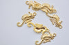 10 pcs Little Seahorse Charms Pendants 12x29mm