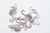 10 pcs Little Seahorse Charms Pendants 12x29mm