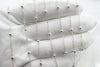 Polished 925 Sterling Silver Saturn Satellite Chain Flat Oval Link Chain