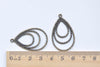 Chandelier Earring Teardrop Pendant Charms Set of 10
