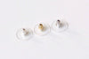 Brass Silicon Comfort Disc Earring Backs Stoppers Silver/Gold/Platinum Set of 10