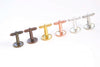 DIY Cufflink Cuff Links Blanks Set of 10