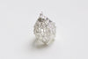 Filigree Flower High Quality Bead Caps Pendants Set of 4