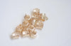 Antique Bronze/Silver/Copper/Gold/Rose Gold Bail Charms Set of 30