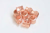 Antique Bronze/Silver/Copper/Gold/Rose Gold Bail Charms Set of 30