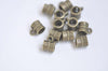 Antique Bronze/Silver/Copper/Gold/Rose Gold Bail Charms Set of 30
