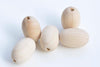 Unfinished Large Oval Wood Beads Findings 20x30mm