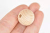 Round Unfinished Beech Wood Beads 10mm-25mm