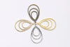 Chandelier Earring Teardrop Pendant Charms Set of 10