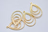 Chandelier Earring Teardrop Pendant Charms Set of 10