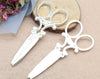 Barber Shop Victorian Scissors Pendants 25x60mm