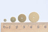 Raw Brass Flat Round Blank Disc Spacer Beads 4mm-30mm
