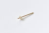 4 pcs (2 Pairs) 925 Sterling Silver Cap Earring Stud Post with Peg