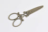 Barber Shop Victorian Scissors Pendants 25x60mm