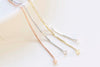 925 Sterling Silver Threader Earring Earwire 90mm